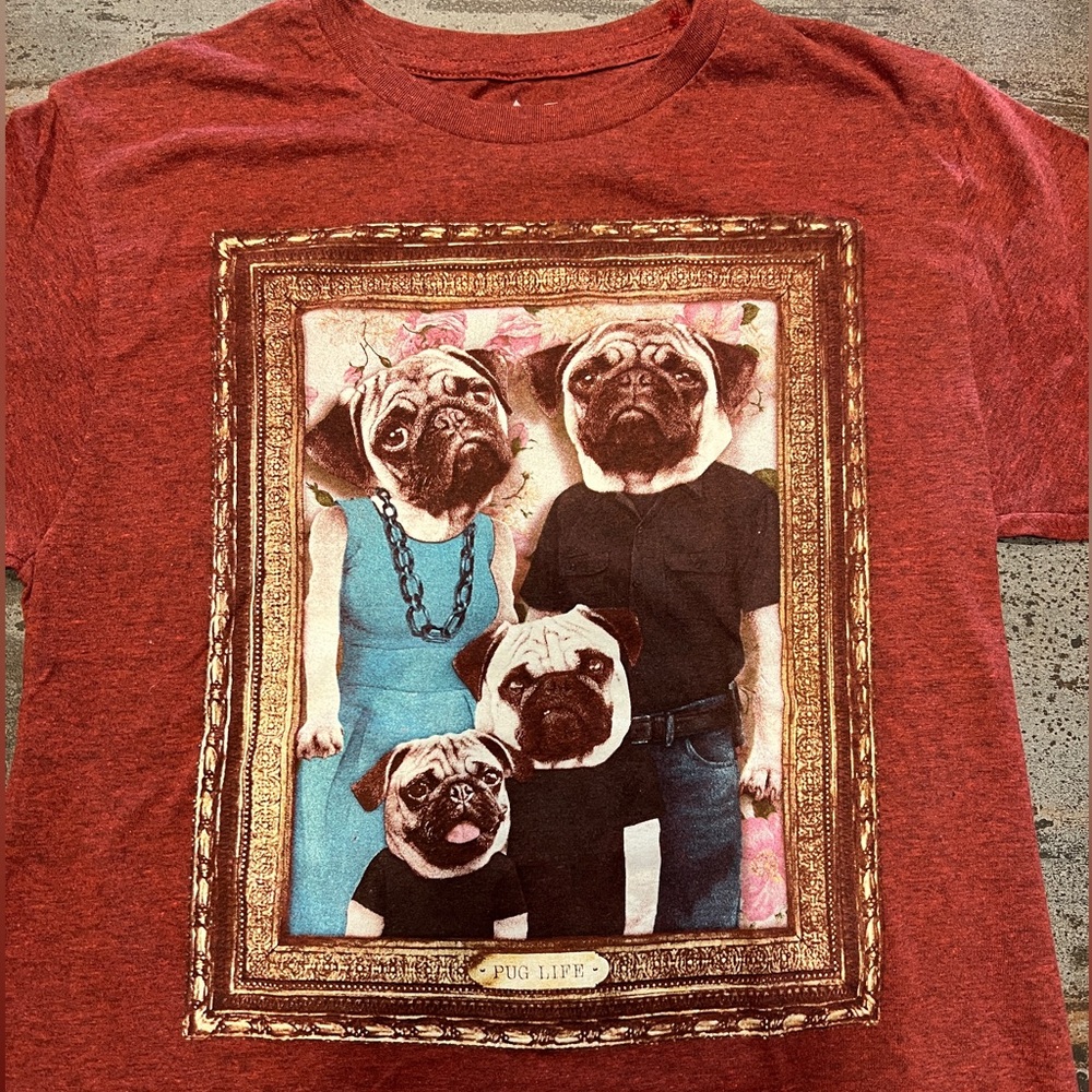 🤎🩵🐶JEM COLLECTIVE Pug Life📸Graphic Tee